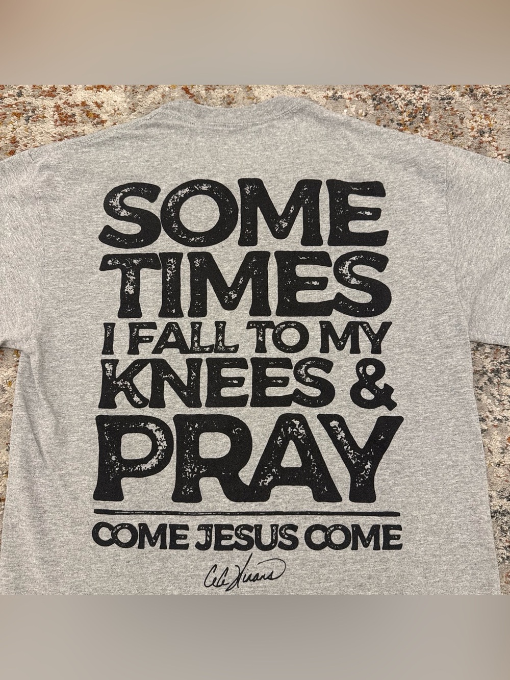 CeCe Winans Tour T-Shirt Small Grey Come Jesus Come Gospel Concert Merch Graphic